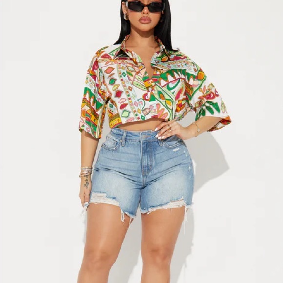 Bringing The Heat Satin Shirt - Picture 5 of 6